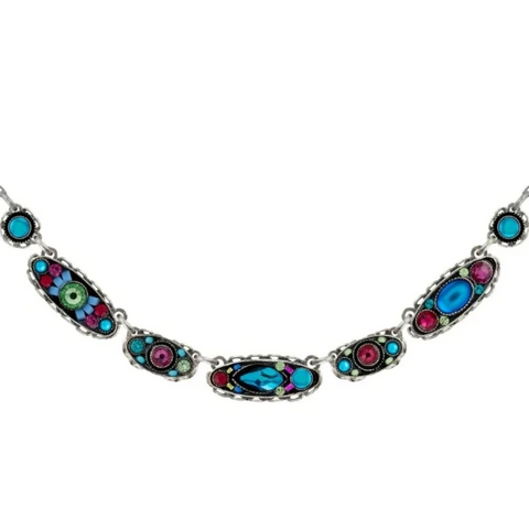 Firefly Mosaics Moonlight Ovals Necklace