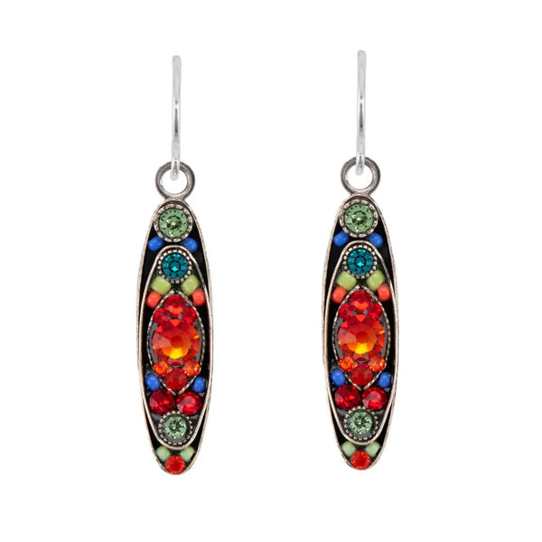 Firefly Mosaics Oval Hope Multicolor Earrings