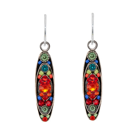 Firefly Mosaics Oval Hope Multicolor Earrings