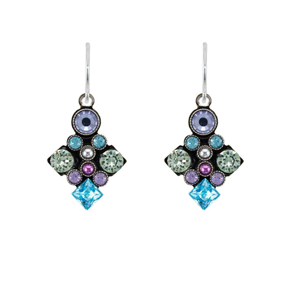 Firefly Designs Pastel Stylized Diamond Earrings