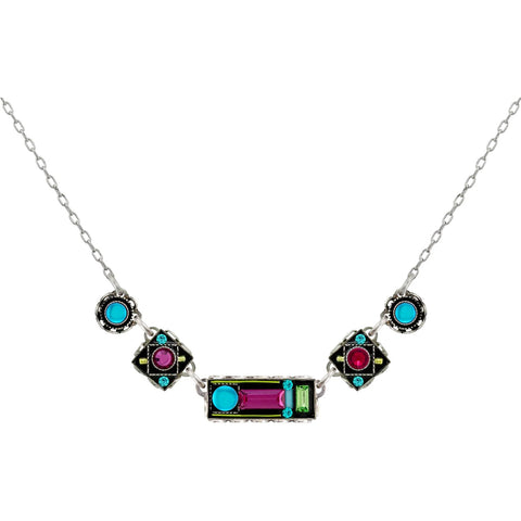 Firefly Mosaics Petite Horizontal Bar Necklace