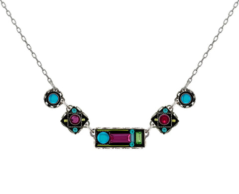 Firefly Mosaics Petite Horizontal Bar Necklace