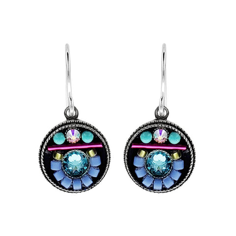 Firefly Mosaics Petite Soft Viva Round Earrings