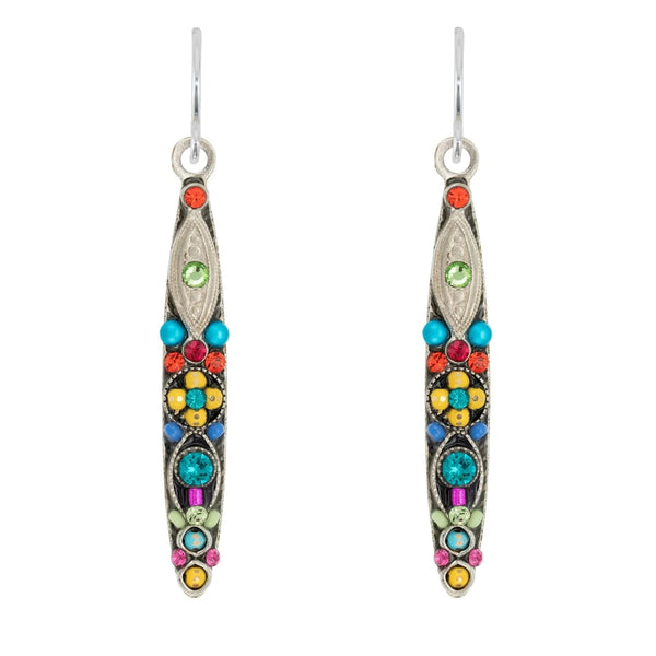 Firefly Mosaics Slender Colorful Bon Vivant Earrings