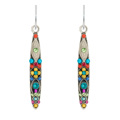 Firefly Mosaics Slender Colorful Bon Vivant Earrings