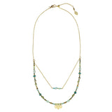 Holly Yashi Shades Of The Sea Double Layer Necklace