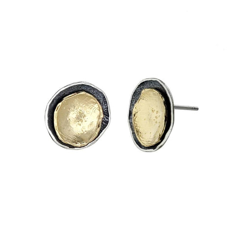  Israeli Desert Full Moon Post Earrings