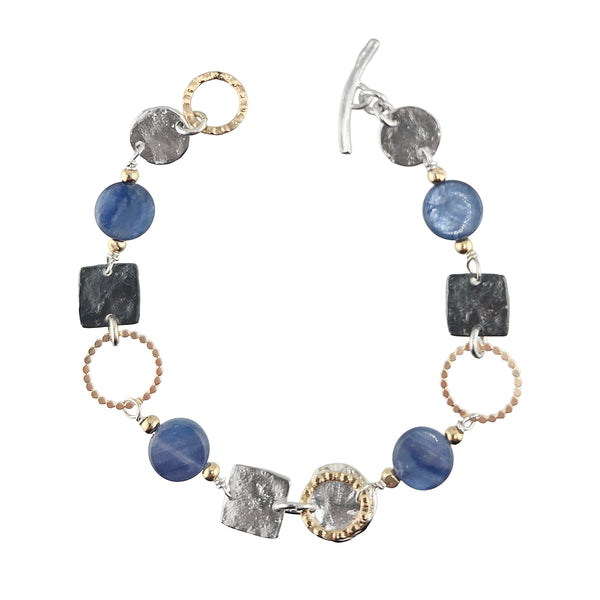 Israeli Dganit Hen Blue Lapis Mediterranean Shore Bracelet 