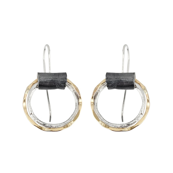 Israeli Dganit Hen Poetic Dance Hoop Earrings