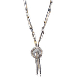 Israeli Dganit Hen Waterfall Tassel Necklace