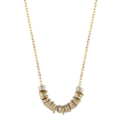 Israeli Petite Sparkling Sliding Beads Necklace