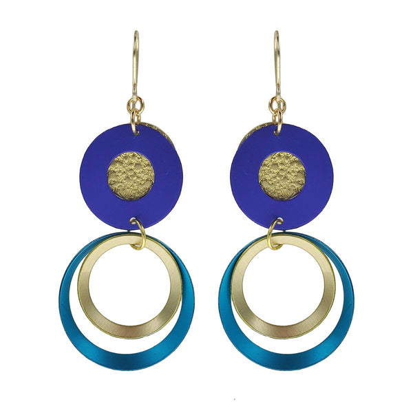 Lenel Designs Chantal Hoop Drop Earrings