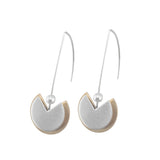 Mar Of Santa Barbara Crescent Moon Pearl Earrings Another View