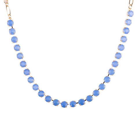 Mariana Carolina Blue Crystal Gold Radiance Necklace