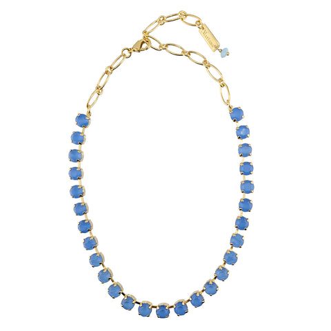 Mariana Carolina Blue Crystal Gold Radiance Necklace Large view