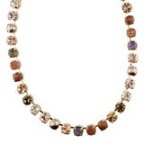 Mariana Golden Amaretto Austrian Crystal Necklace