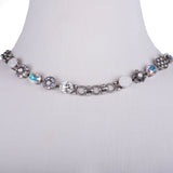 Mariana Silver Elemental Links And Crystals Necklace On