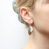 Marjorie Baer Cascading Ovals Earrings On