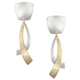 Marjorie Baer Double Swoop Clip Earrings