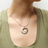 Marjorie Baer Harmony Pendant Hoop Necklace