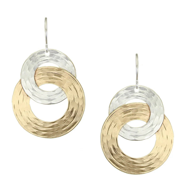 Marjorie Baer Intertwined Double Hoop Earrings