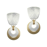 Marjorie Baer Layered Double Hoop Clip Earrings