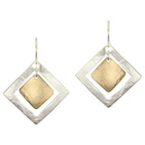 Marjorie Baer Linked Double Diamond Drop Earring