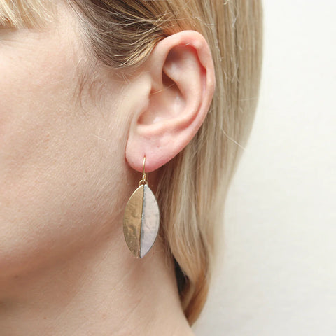 Marjorie Baer Whispers Of Silver And Gold Earrings On
