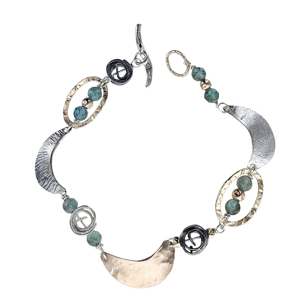 Mediterranean Waves Blue Apatite Bracelet