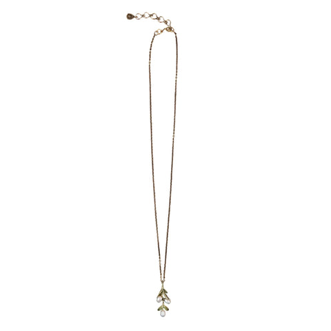 Michael Michaud Boxwood Flower Necklace Full View
