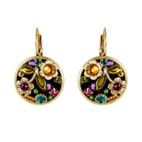 Michal Golan Midnight Garden Colorful Flower Earrings