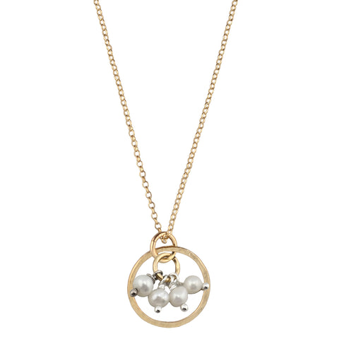 Mothers Love Four Pearls Necklace By Live Well 