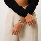 Ori Tao Bijoux Hoops And Links Bracelet On