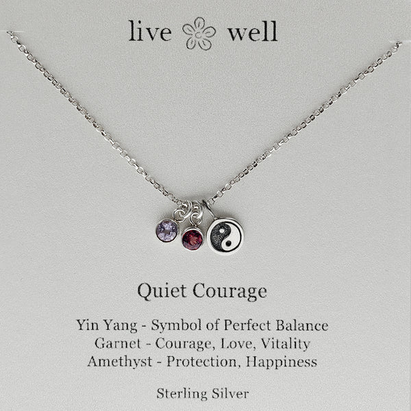 Quiet Courage Balance Necklace By Live Well