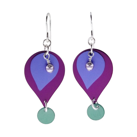 Lenel Designs Veronica Layered Droplet Earrings