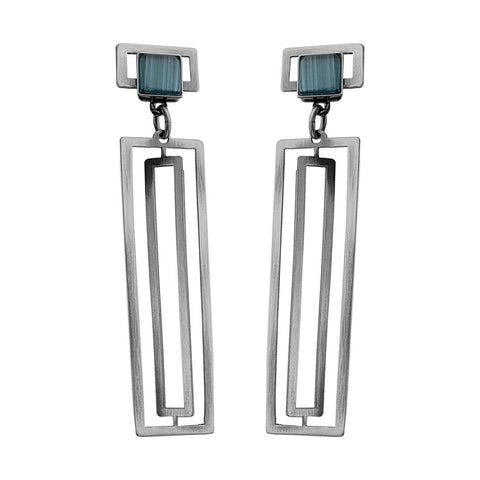 Christophe Poly Art Deco Post Earrings
