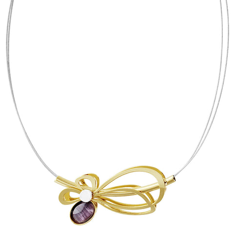  Christophe Poly Golden Spring Necklace