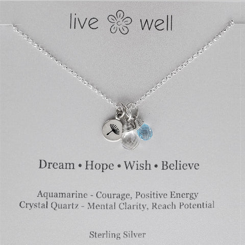 Dream, Hope, Wish, Believe Necklace