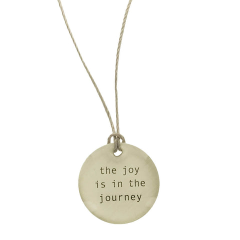 Everyday Artifact The Joy Is In The Journey Necklace
