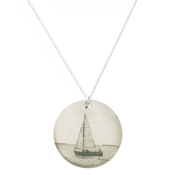 Everyday Artifact Sailboat Necklace