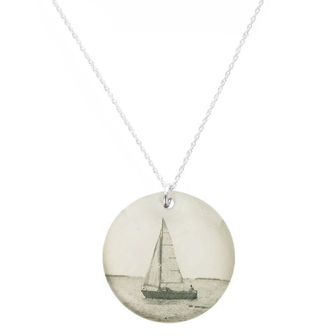 Everyday Artifact Sailboat Necklace