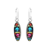 Firefly Designs Oval Hope Dream Multicolor Earrings
