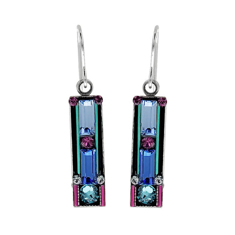 Firefly Designs Regal Architectual Rectangular Earrings