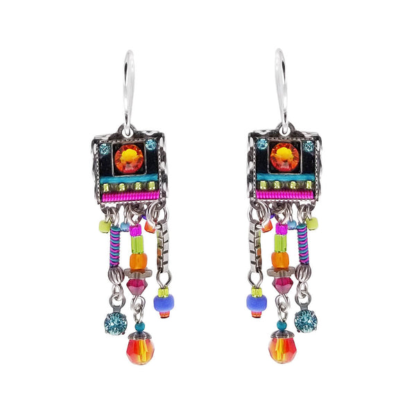 Firefly Mosaics Feast Of Colors Dangle Earrings