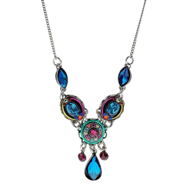 Firefly Mosaic Dolce Vita Colorful Drop Necklace