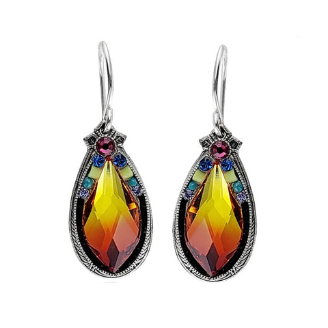 Firefly Mosaics Stunning Oval Sunset Earrings