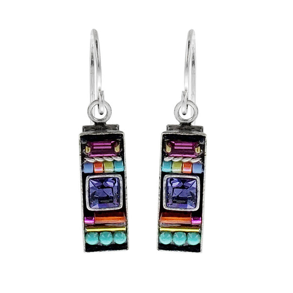 Firefly Mosaics Vibrant Bar Earrings