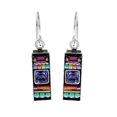 Firefly Mosaics Vibrant Bar Earrings
