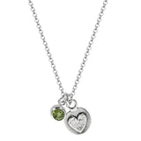 Follow Your Heart Inspirational Charm Necklace Another View By Live Well
