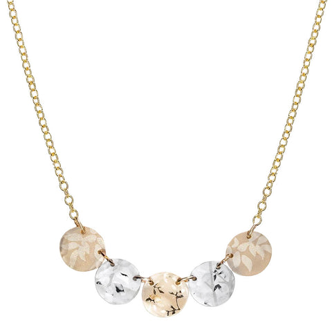 Holly Yashi Gold And Silver Laurel Necklace